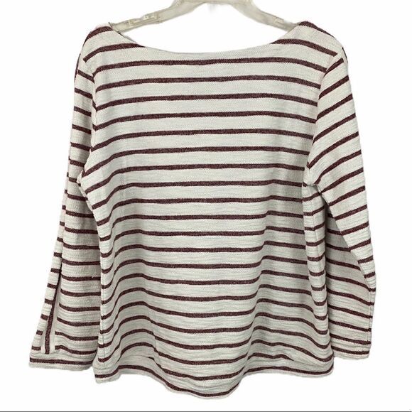 Alexander Jordan Striped boatneck top size XL - Picture 4 of 8